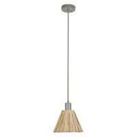 HÄNGELEUCHTE 20/125 cm   - Natur, Naturmaterialien/Metall (20/125cm) - Osram