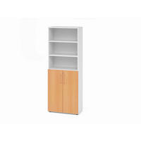 AKTENSCHRANK Weiß, Buchefarben  - Buchefarben/Weiß, Basics, Holzwerkstoff (80/215,6/41,7cm) - Venda
