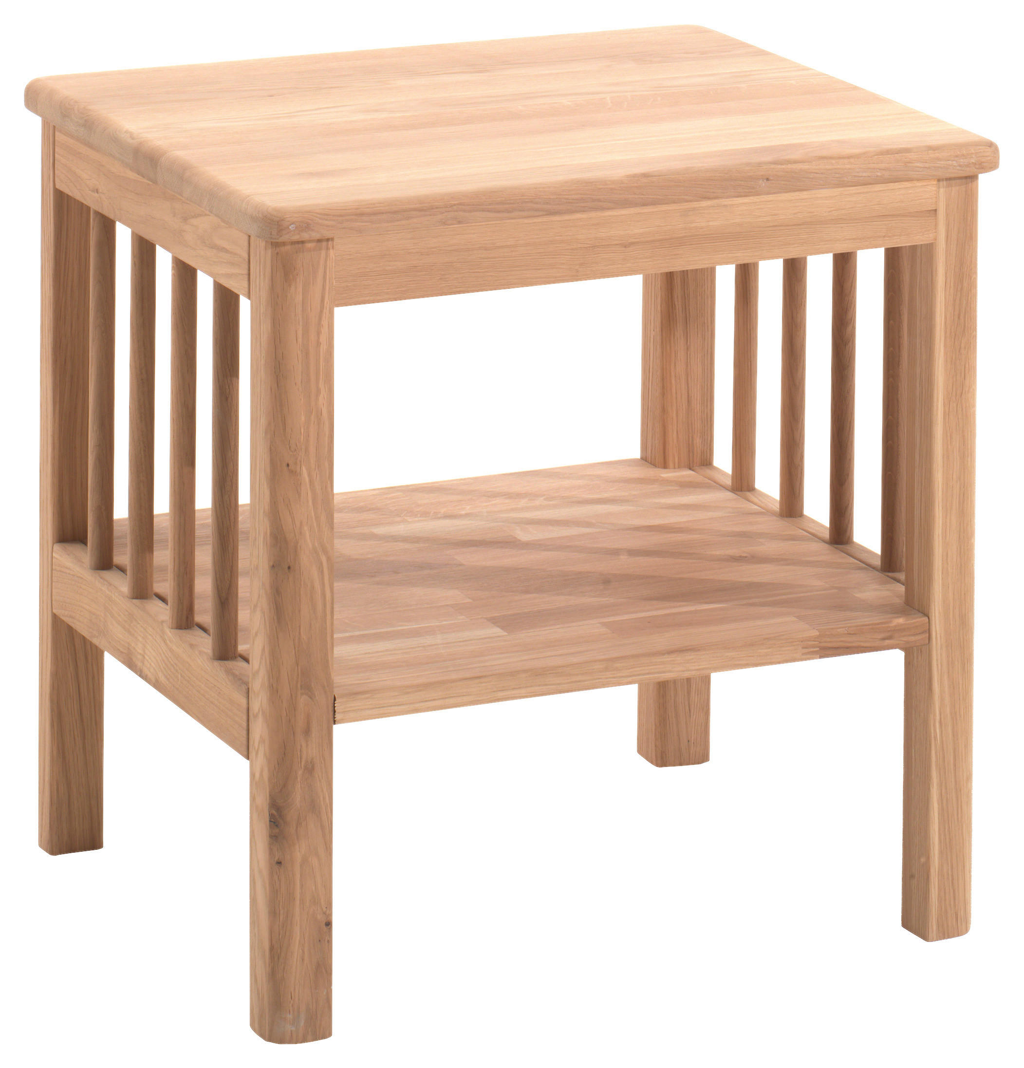 NACHTTISCH 50/50/45 cm  in massiv Eiche Eichefarben  - Eichefarben, MODERN, Holz (50/50/45cm) - MID.YOU