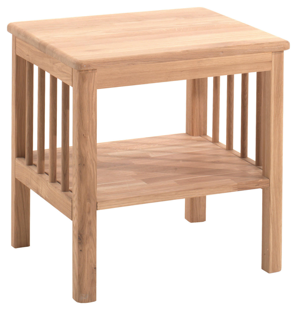 NACHTTISCH 50/50/45 cm Eiche massiv  - Eichefarben, MODERN, Holz (50/50/45cm) - MID.YOU