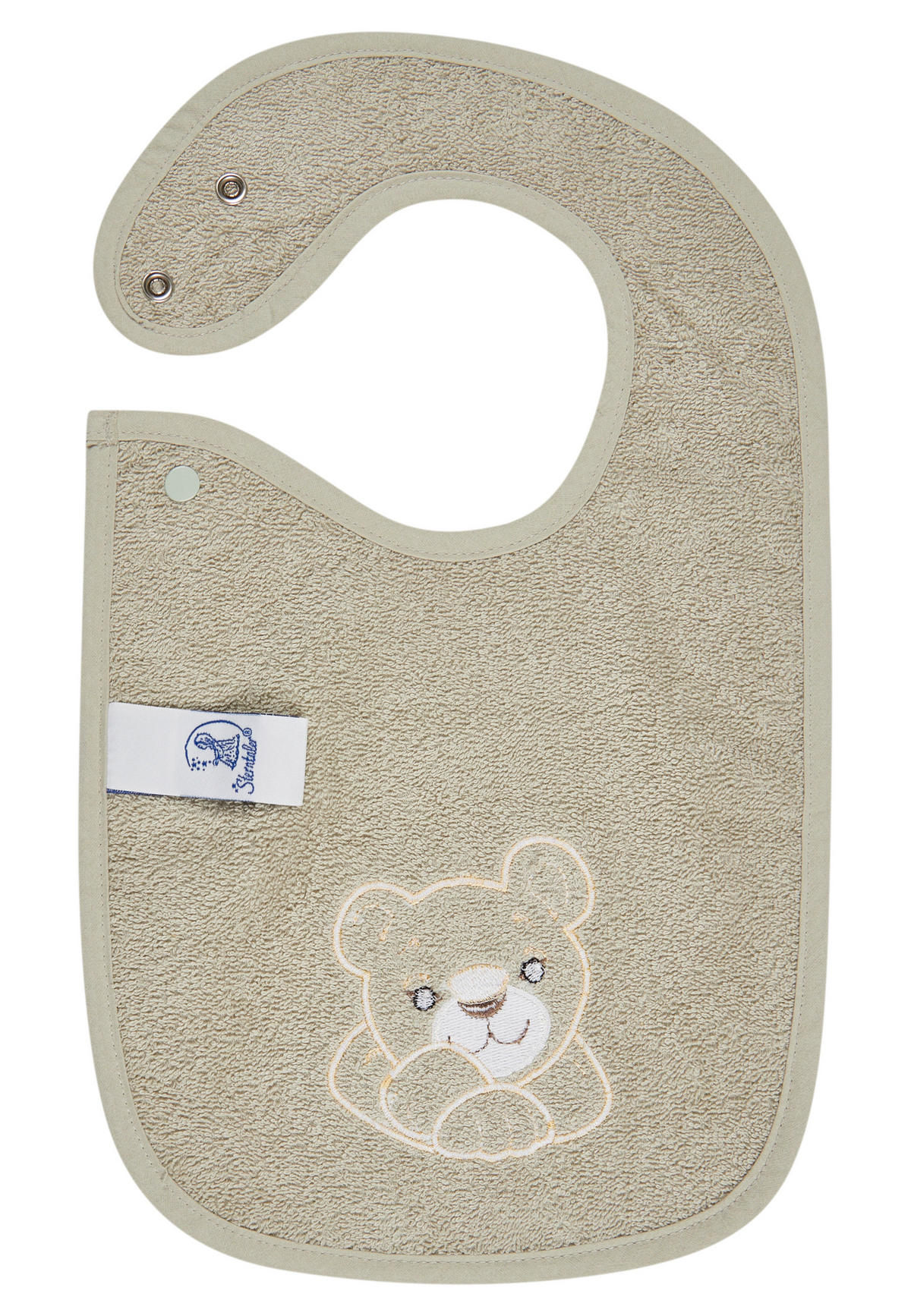 LÄTZCHEN Löwe Leo  - Mintgrau, Basics, Textil (38/26/0,5cm) - Sterntaler