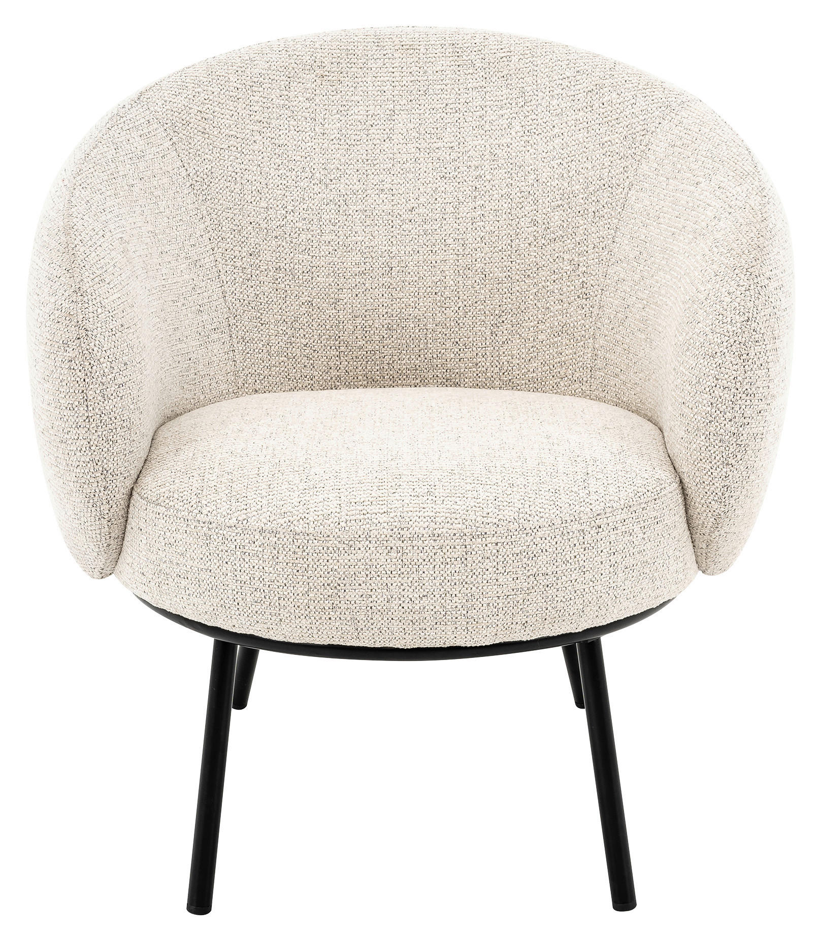 Thumbnail - Lomoco Designsessel, Schwarz, Hellgrau, Metall, Textil, 78x79x74 cm, Wohnzimmer, Sessel, Sonstige Sessel