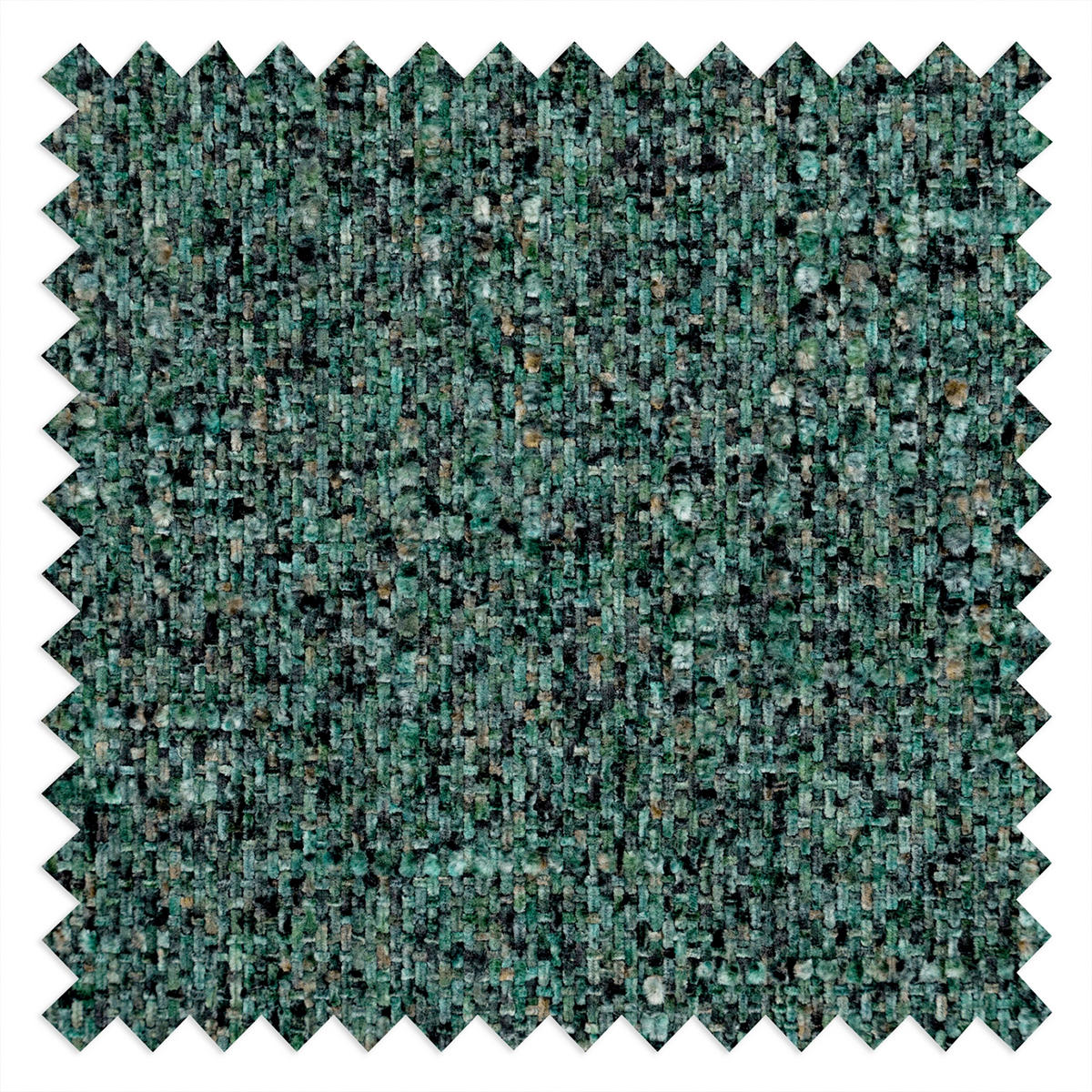 3-SITZER-SOFA Webstoff Grün  - Schwarzchrom/Grün, Design, Textil/Metall (187/85/92cm) - Livetastic