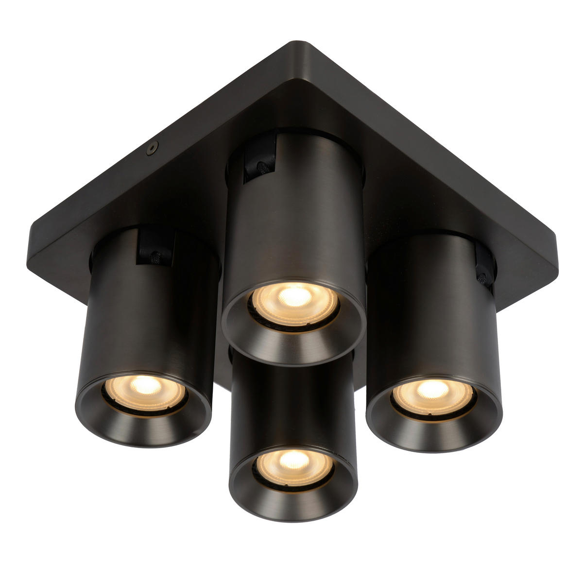 LED-STRAHLER - Anthrazit/Schwarz, Konventionell, Metall (20/20/11.5cm) - Lucide