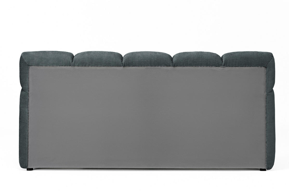 POLSTERBETT 180/200 cm  in Petrol, Dunkelgrau  - Dunkelgrau/Petrol, Design, Kunststoff/Textil (180/200cm) - Esposa