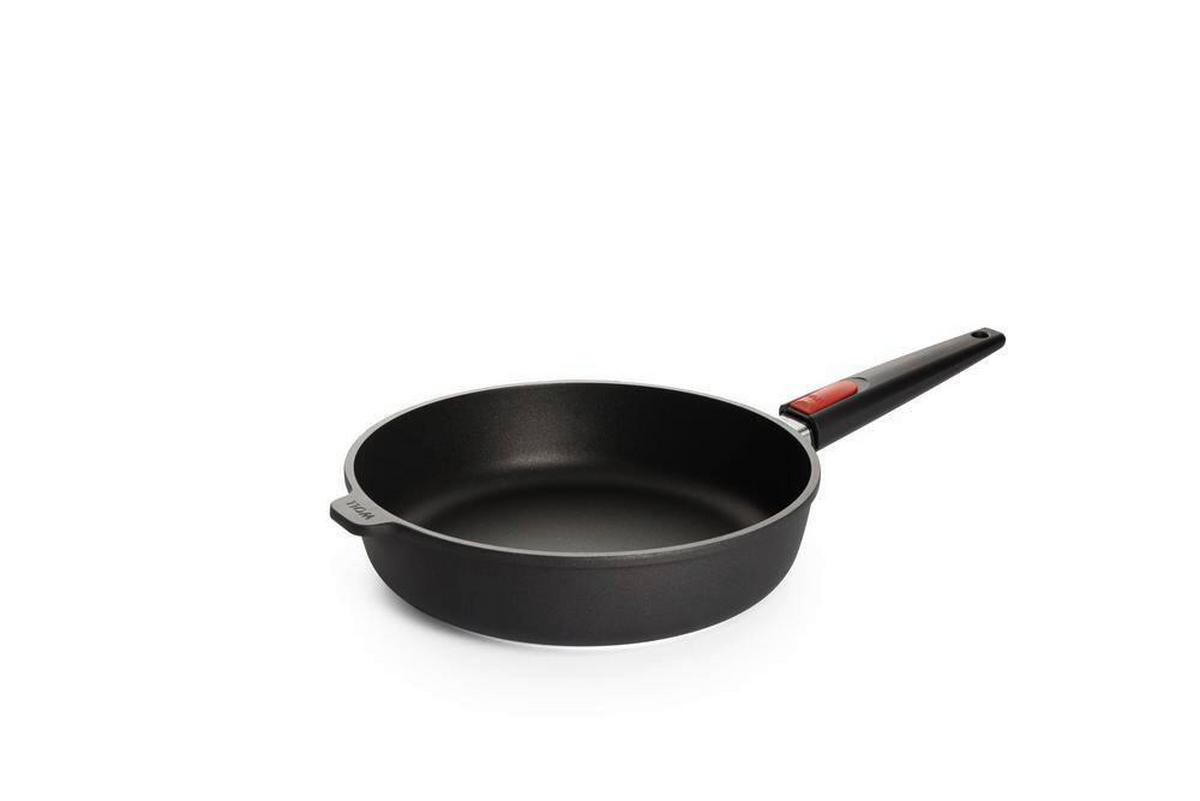 BRATPFANNE Nowo-Titanium PTFE-Antihaftbeschichtung 28 cm  - Anthrazit, Basics, Metall (28cm) - WOLL