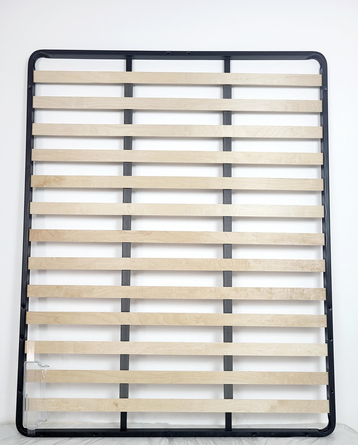 Somieră  - bej/gri închis, Modern, metal/lemn (160/200cm)