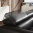 WOHNLANDSCHAFT in Textil, Leder Schwarz - Chromfarben/Schwarz, Design, Leder/Textil (263/215cm) - Novel WOHNLANDSCHAFT in Textil, Leder Schwarz - Chromfarben/Schwarz, Design, Leder/Textil (263/215cm) - Novel