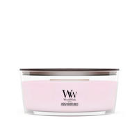 MIRISNA SVEĆA  boja sleza  - boja sleza, Osnovno, staklo/drvo (12/9/19cm) - WoodWick