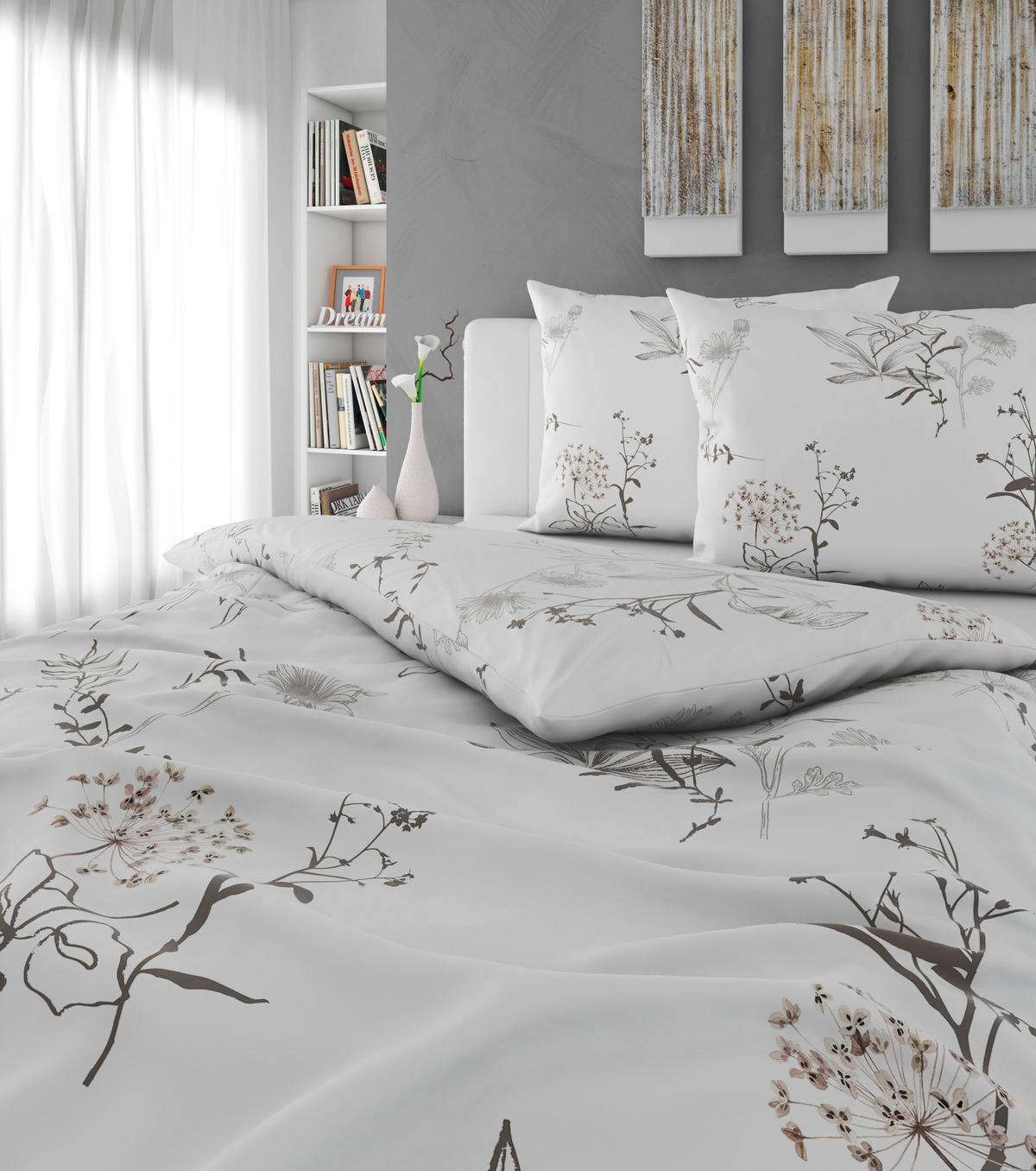 Lenjerie De Pat 200/220 cm  - alb, Konventionell, textil (200/220cm) - Esposa