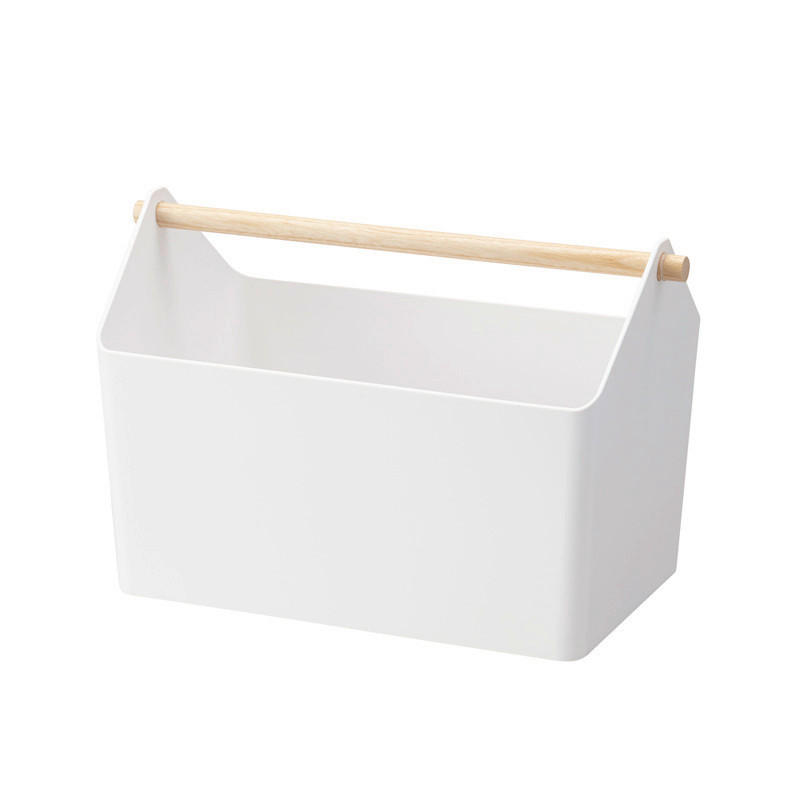 UNIVERSALABLAGE  - Weiss, Basics, Holz/Kunststoff (37/21/24cm)