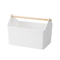 UNIVERSALABLAGE  - Weiss, Basics, Holz/Kunststoff (37/21/24cm)