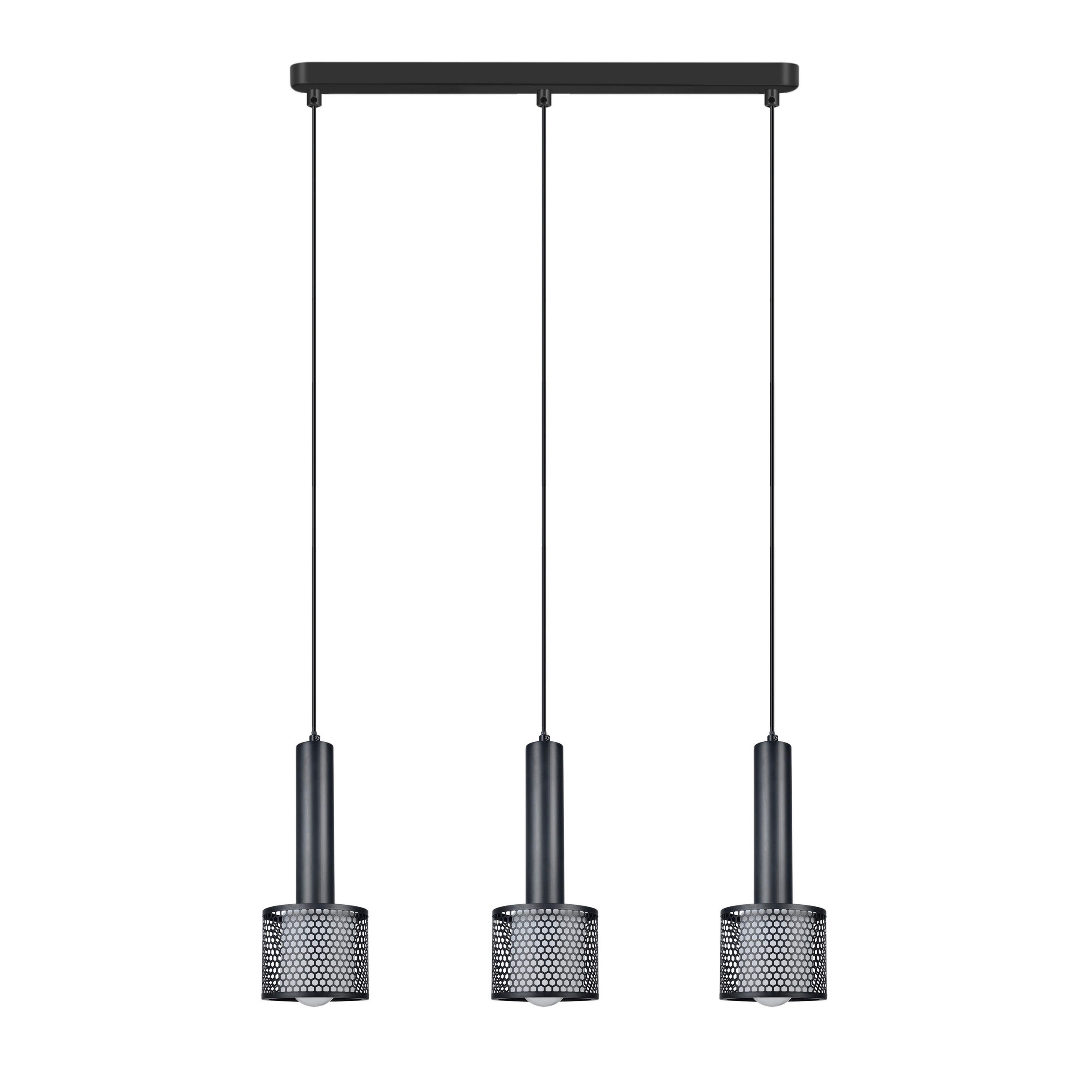HÄNGELEUCHTE  - Schwarz, Design, Metall (150/56/12cm)