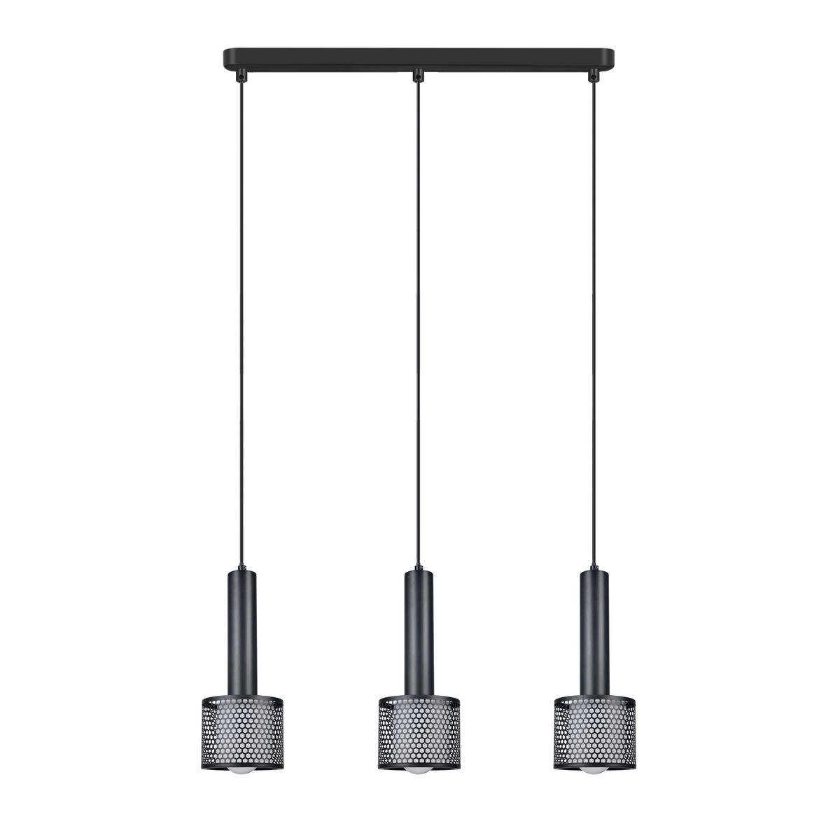 ZÁVĚSNÉ SVÍTIDLO,  150/56/12 cm - černá, Design, kov (150/56/12cm)