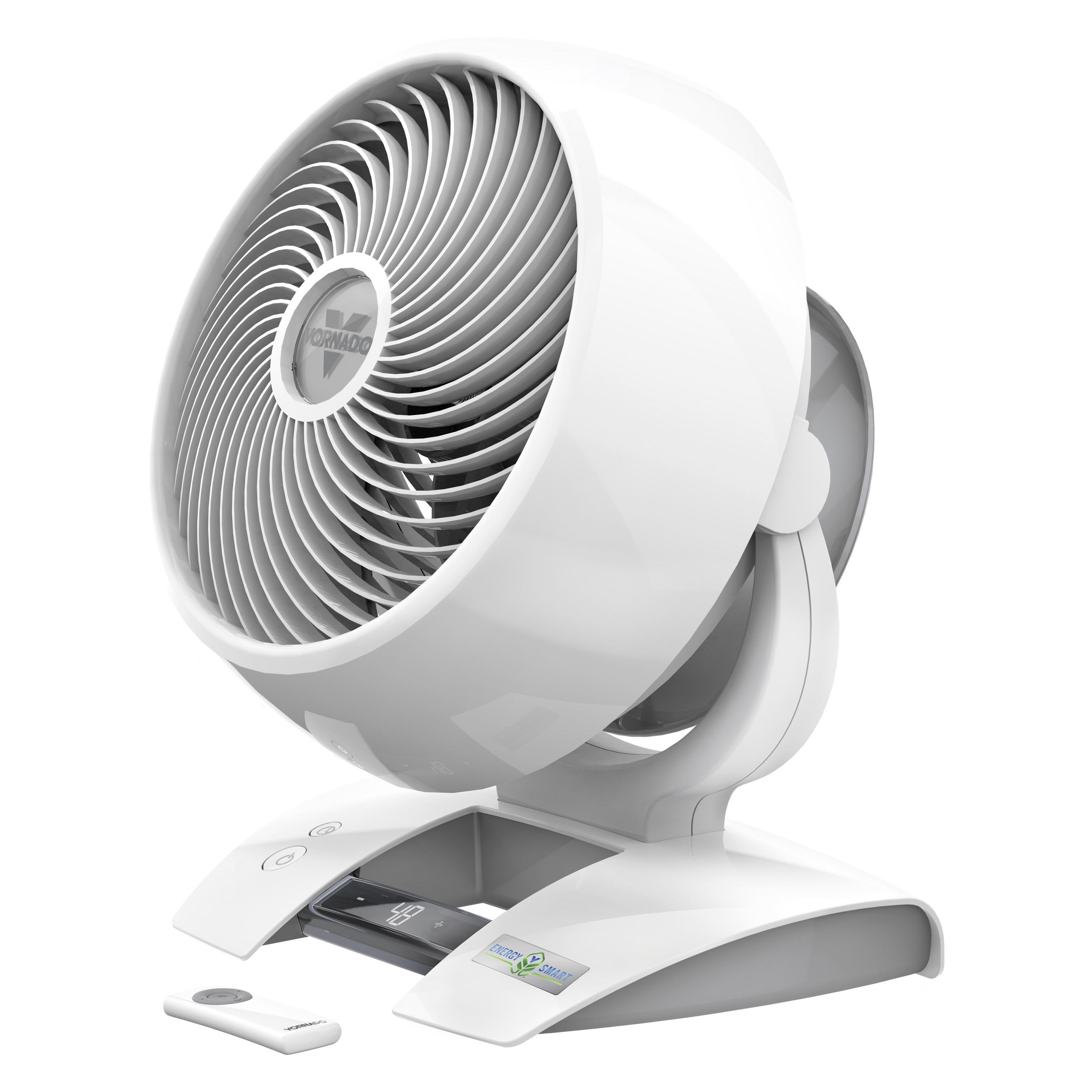 BODENVENTILATOR - Weiß, Design, Kunststoff (39/32,7/24cm)