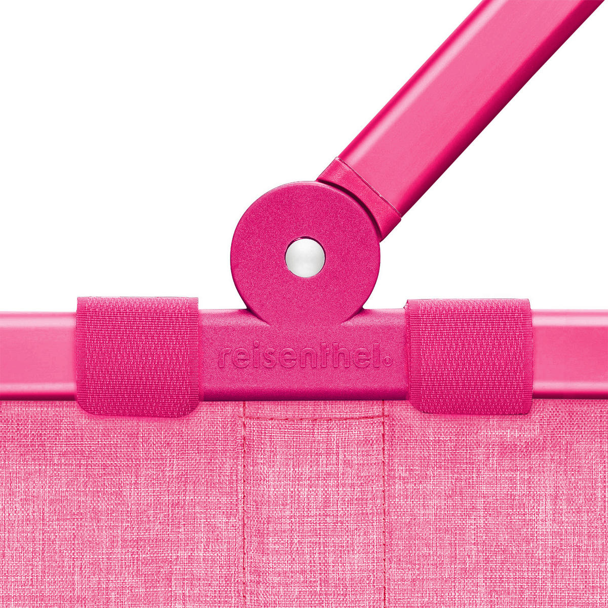 NÁKUPNÍ KOŠÍK pink - pink/černá, Basics, textil (49/29/28cm) - Reisenthel