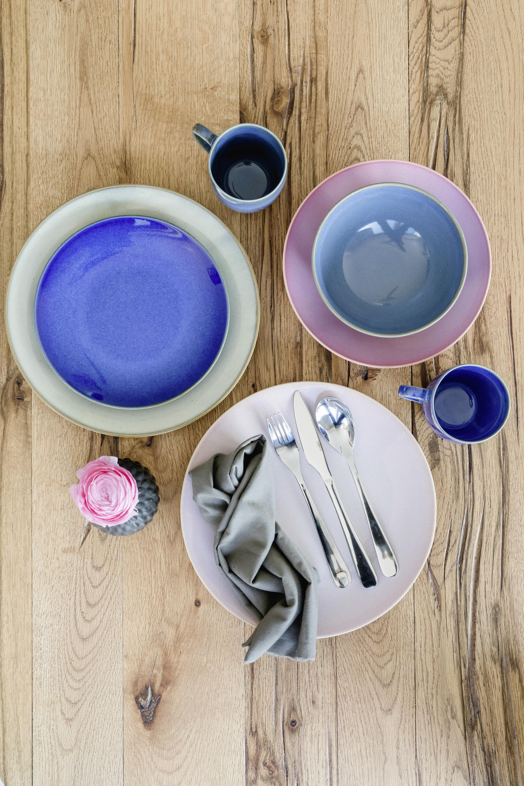 KOMBISERVICE Sandfarben 16-teilig  - Sandfarben, Basics, Keramik - Mäser