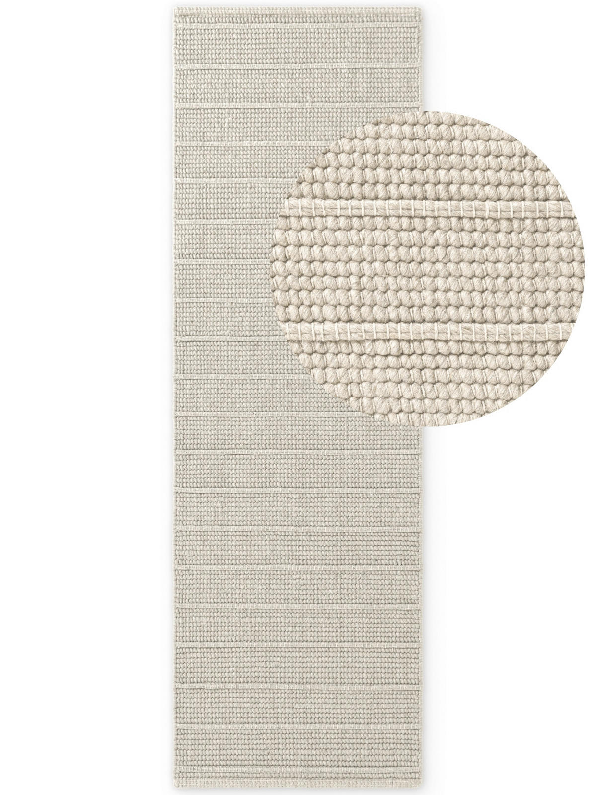 WOLLTEPPICH 80/250 cm Camden Creme  - Creme, KONVENTIONELL, Textil (80/250cm) - Ted Baker