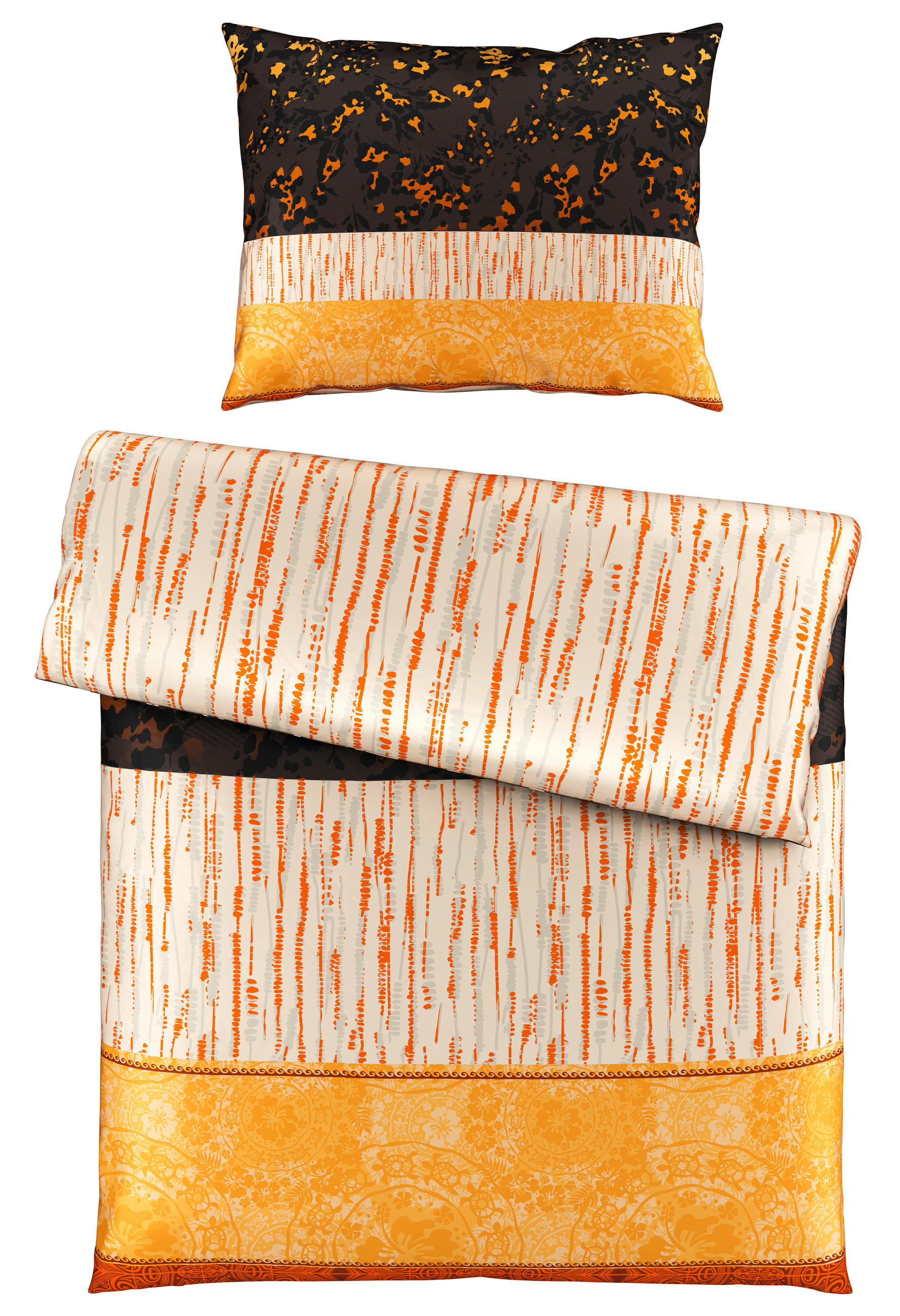 OBOJSTRANNÁ POSTEĽNÁ BIELIZEŇ, satén, viacfarebná, 140/200 cm - viacfarebná, Trend, textil (140/200cm) - Esposa