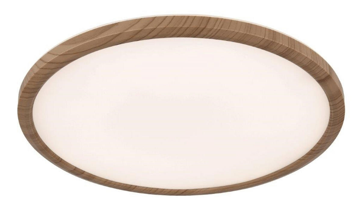 LED PLAFONJERA ZA KUPATILA - bela/opal, Prirodno, plastika (29,4/2,5cm)