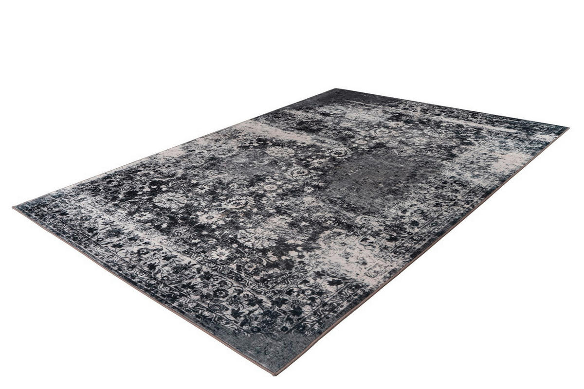 FLACHWEBETEPPICH 200/290 cm Saphira 400 Grau Grau  - Grau, KONVENTIONELL, Textil (200/290cm)