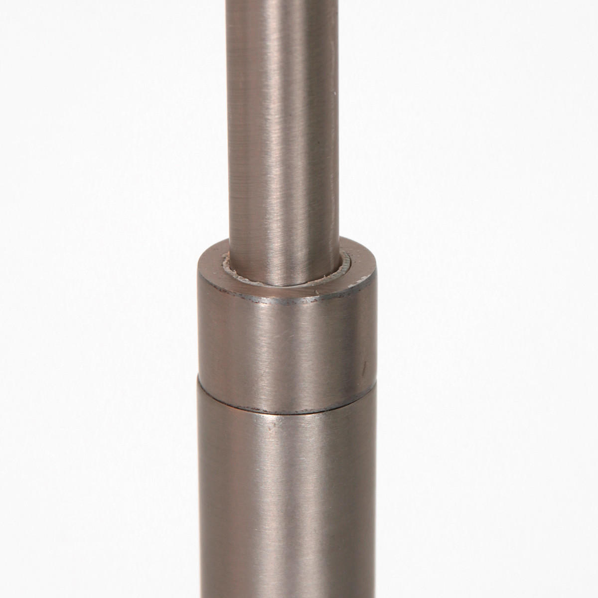 AKKU-STEHLEUCHTE 65/144 cm    - Edelstahlfarben, KONVENTIONELL, Kunststoff/Metall (65/144cm)