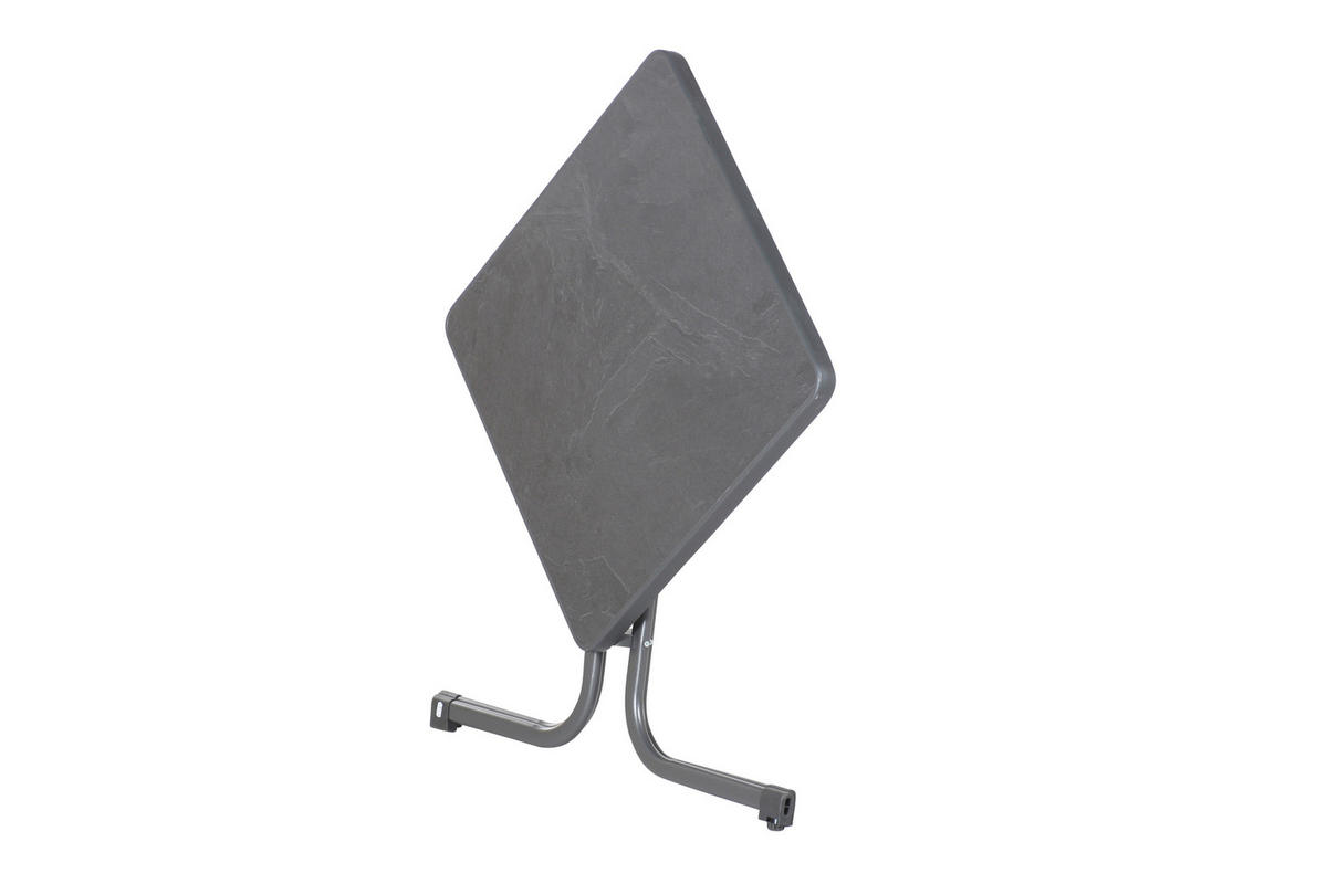 GARTENTISCH Holzwerkstoff Grau quadratisch  - Grau, MODERN, Holzwerkstoff/Metall (70/70/72cm) - Sieger