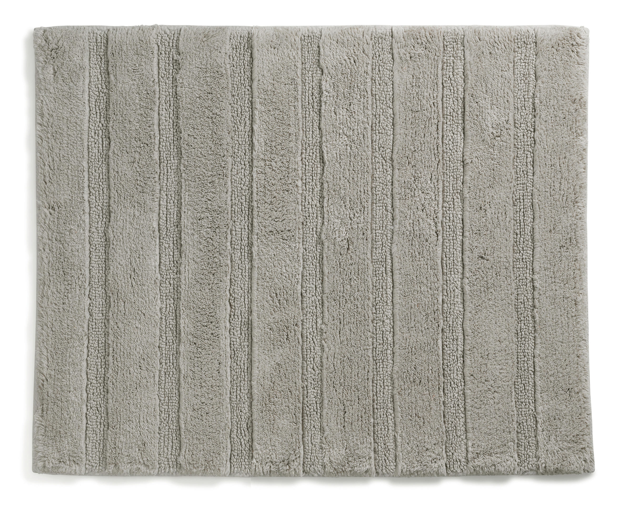 BADEMATTE Grau  - Grau, KONVENTIONELL, Textil (65/55/1,6cm) - Kela