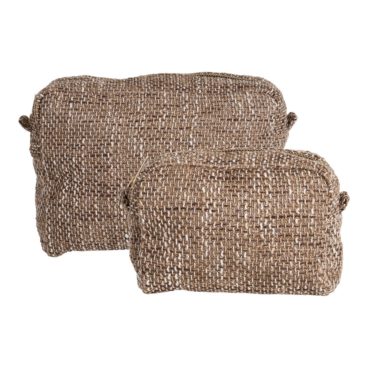 KOSMETIKTASCHENSET  - Braun, Design, Kunststoff