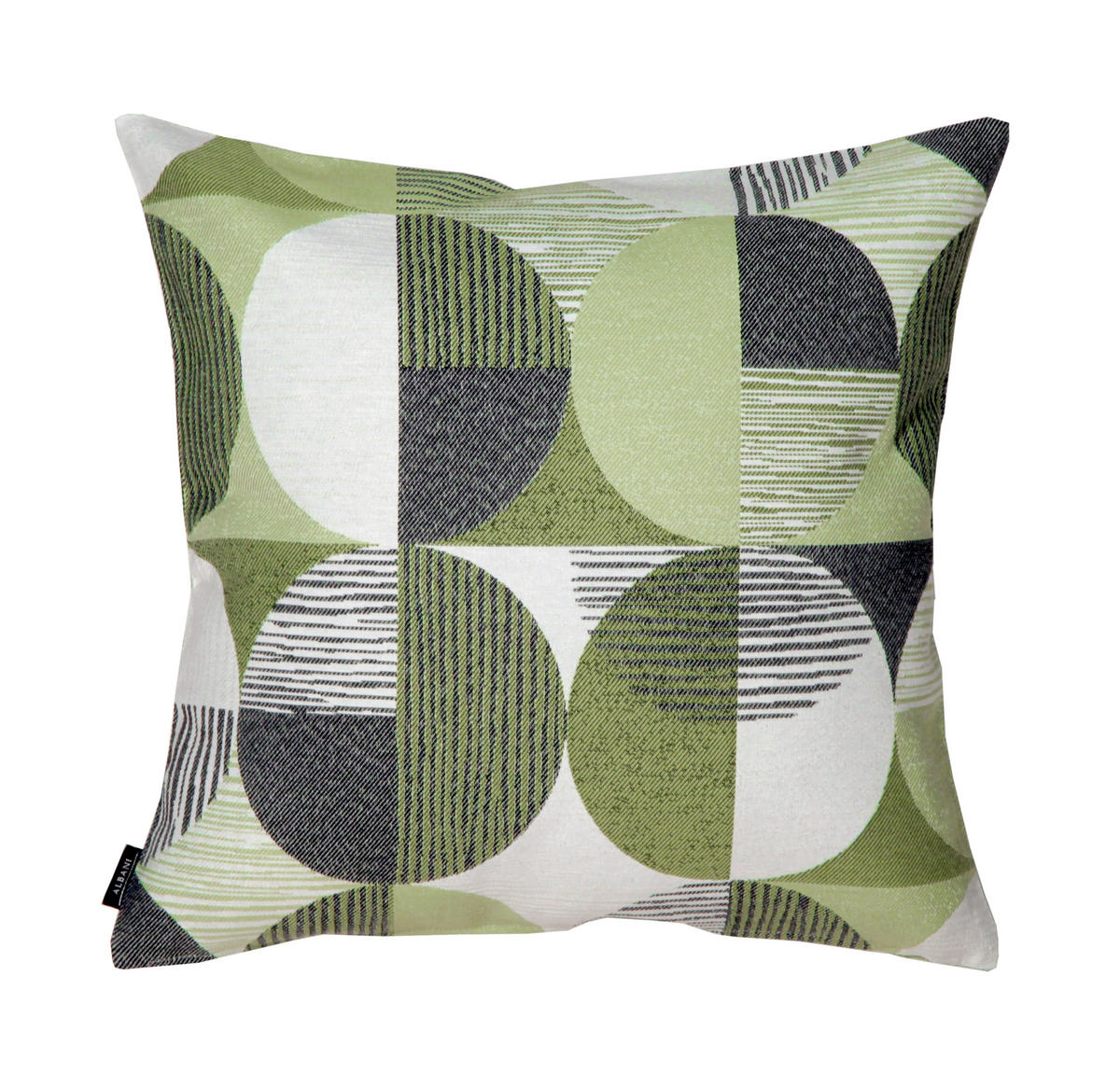 KISSENHÜLLE 48/48 cm  - Hellgrün, Basics, Textil (48/48cm)