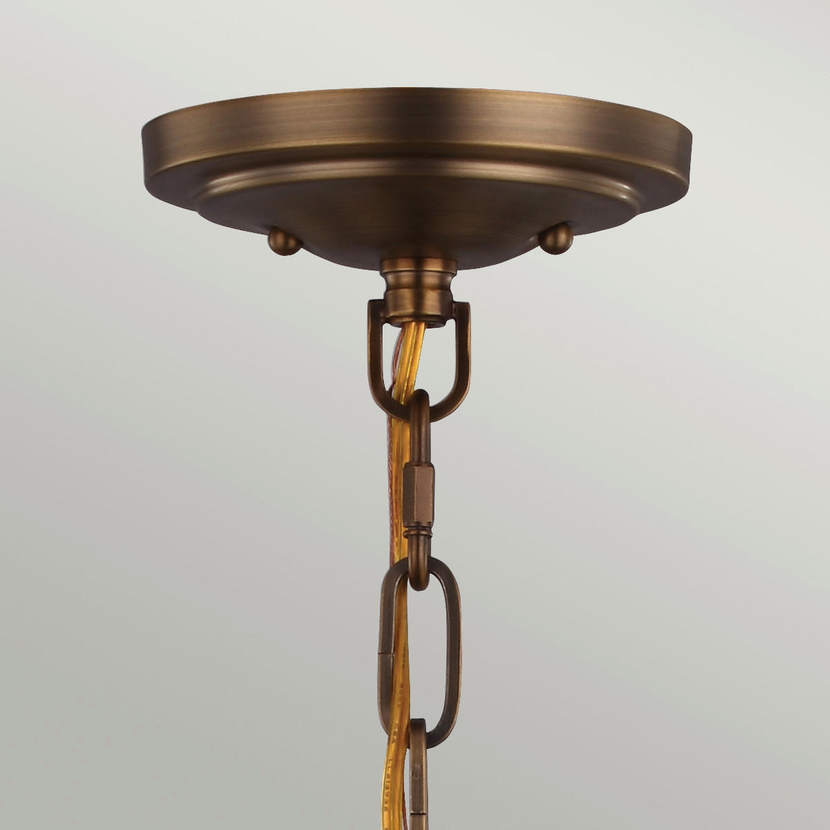 HÄNGELEUCHTE 33/48.3 cm    - Messingfarben/Schwarz, Konventionell, Glas/Metall (33/48.3cm) - Elstead Lighting