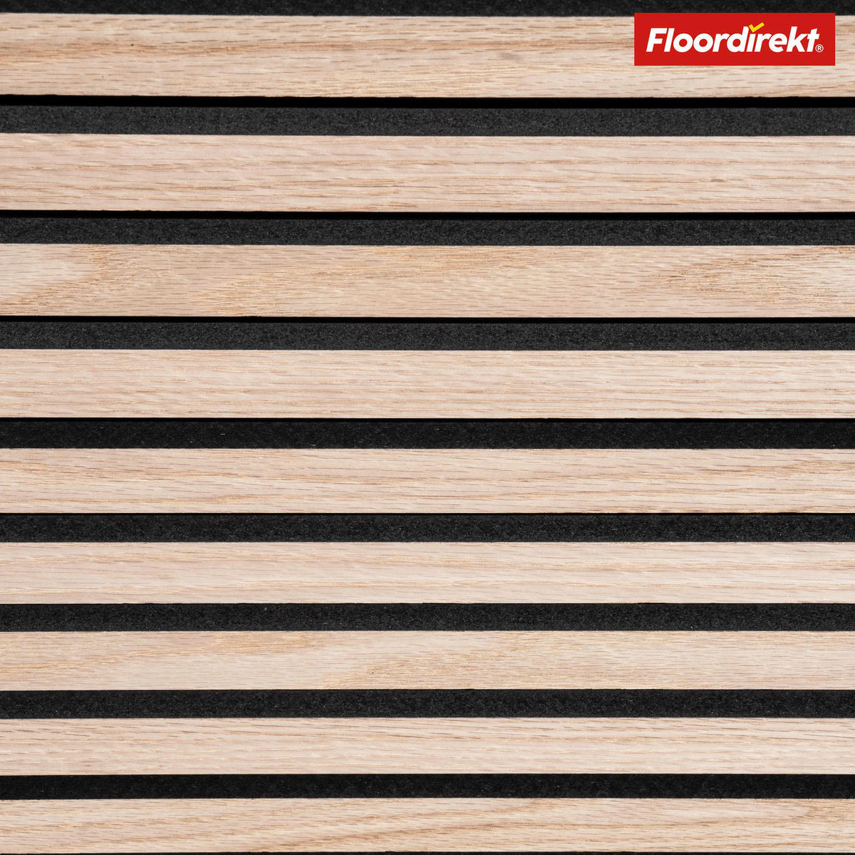 AKUSTIKPANEEL Akustikpaneel Schmal 27/275/2,1 cm  - Eiche Bianco, Basics, Holzwerkstoff (27/275/2,1cm) - Floordirekt