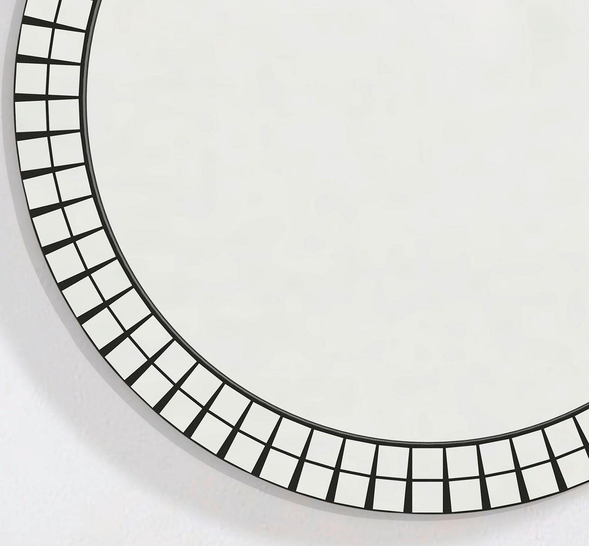 WANDSPIEGEL Schwarz  - Schwarz, Design, Glas/Holzwerkstoff (60/60/3cm) - Livetastic