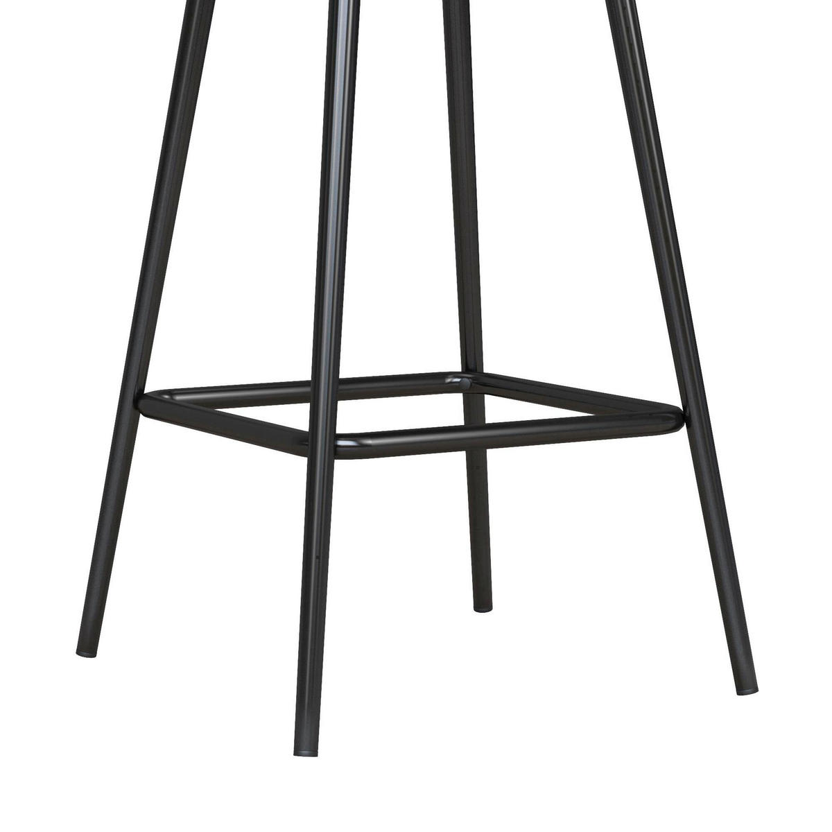 BARHOCKER in Metall, Textil Grün  - Schwarz/Grün, Design, Textil/Metall (45/84/40cm) - MID.YOU