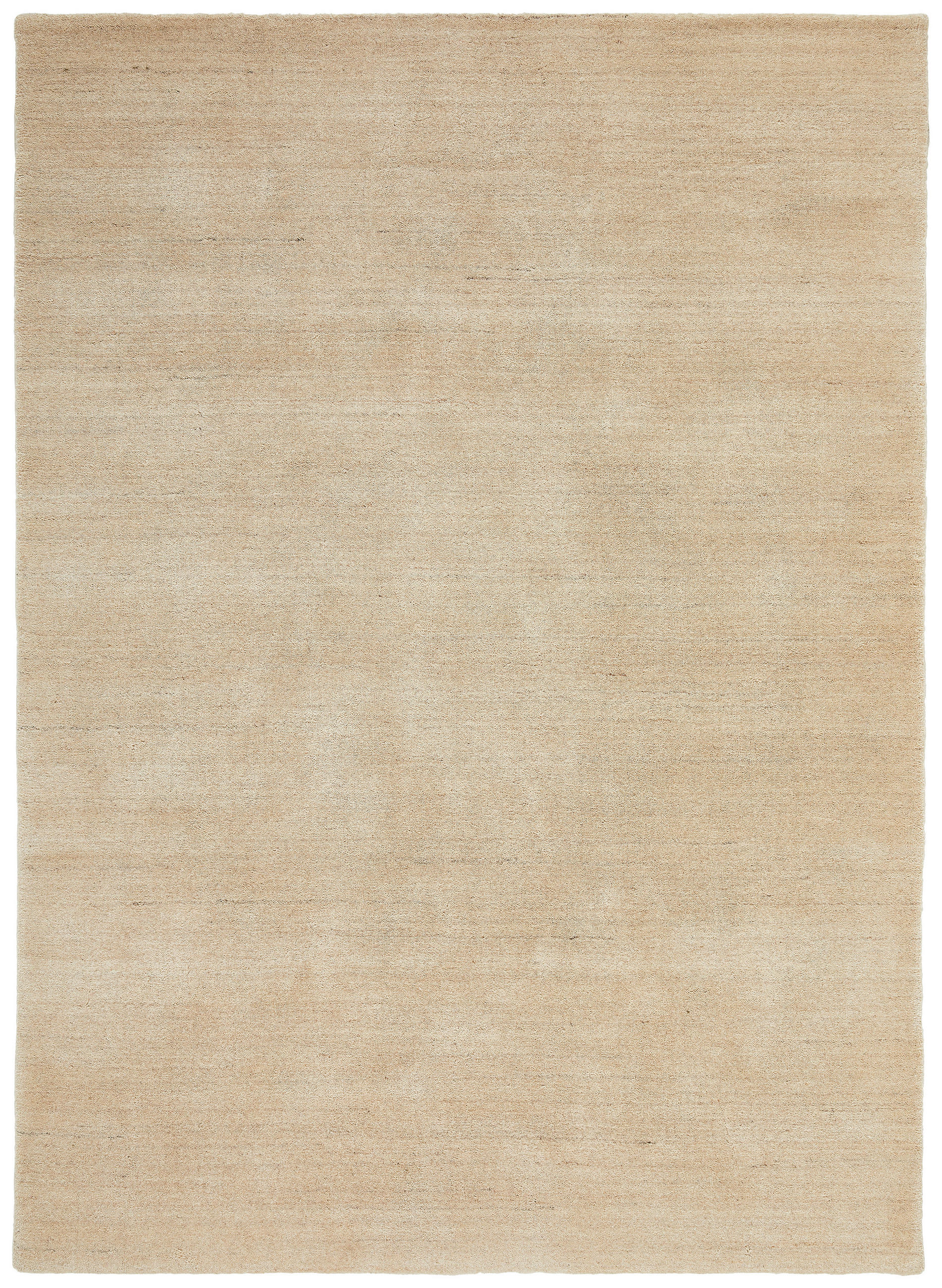 Wollteppich 80/150 cm Sandfarben  - Sandfarben, Natur, Textil (80/150cm) - Linea Natura