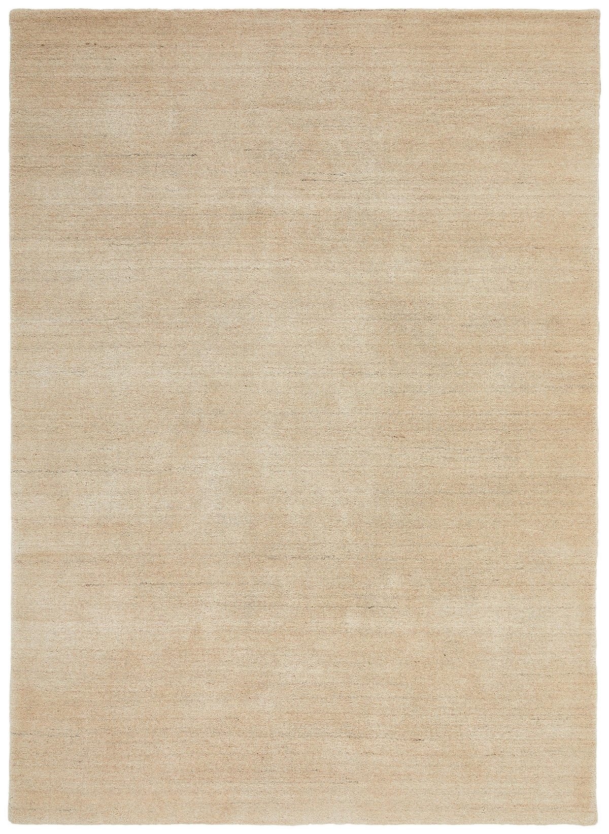 Wollteppich 80/150 cm Sandfarben  - Sandfarben, Natur, Textil (80/150cm) - Linea Natura