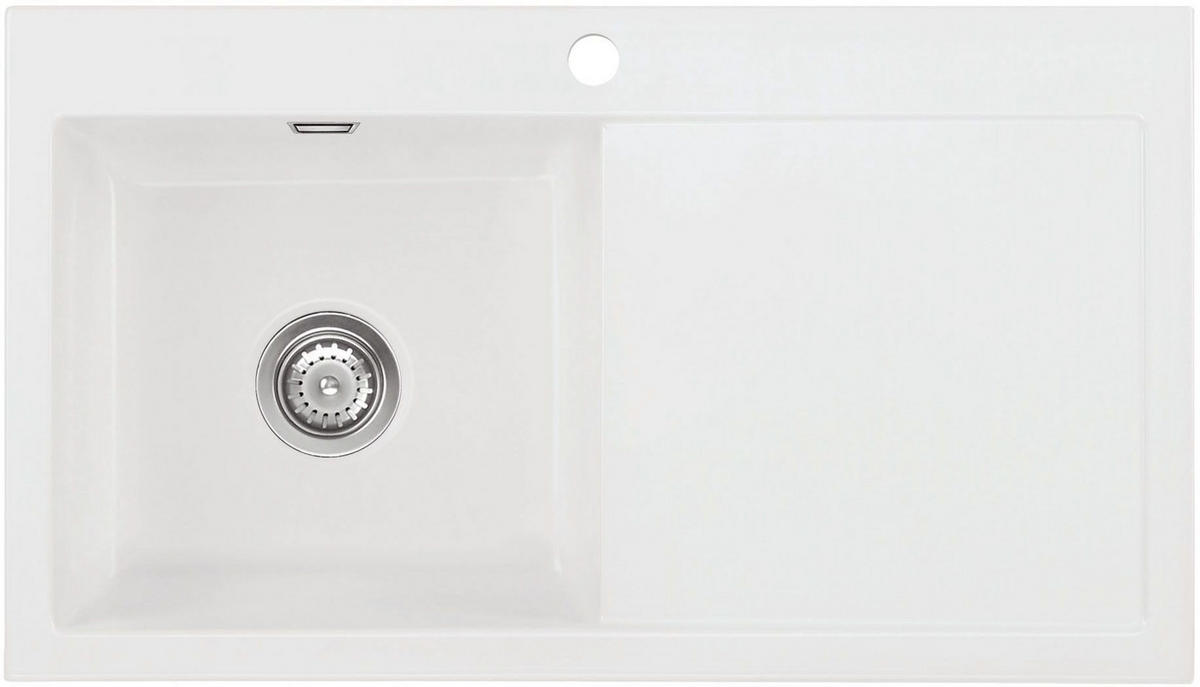 SPÜLE Mera 90 / 50750113  - Weiß, Design, Keramik (90/20/51cm) - Systemceram