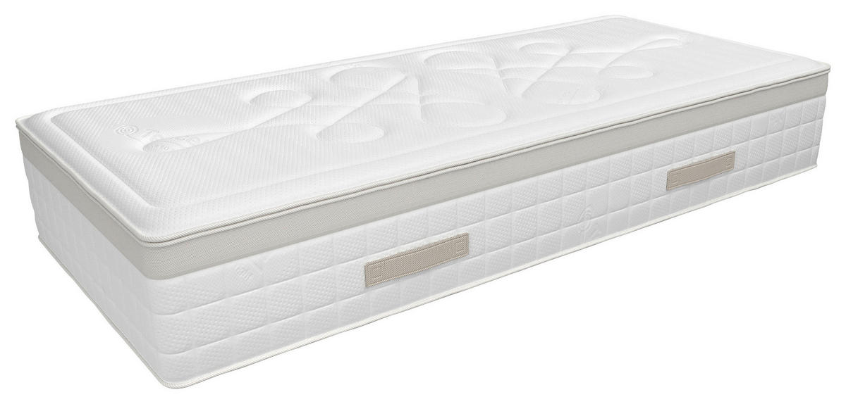 DUŠEK  180/200 cm     - bela/bež, Konvencionalno, tekstil (180/200cm) - Novel