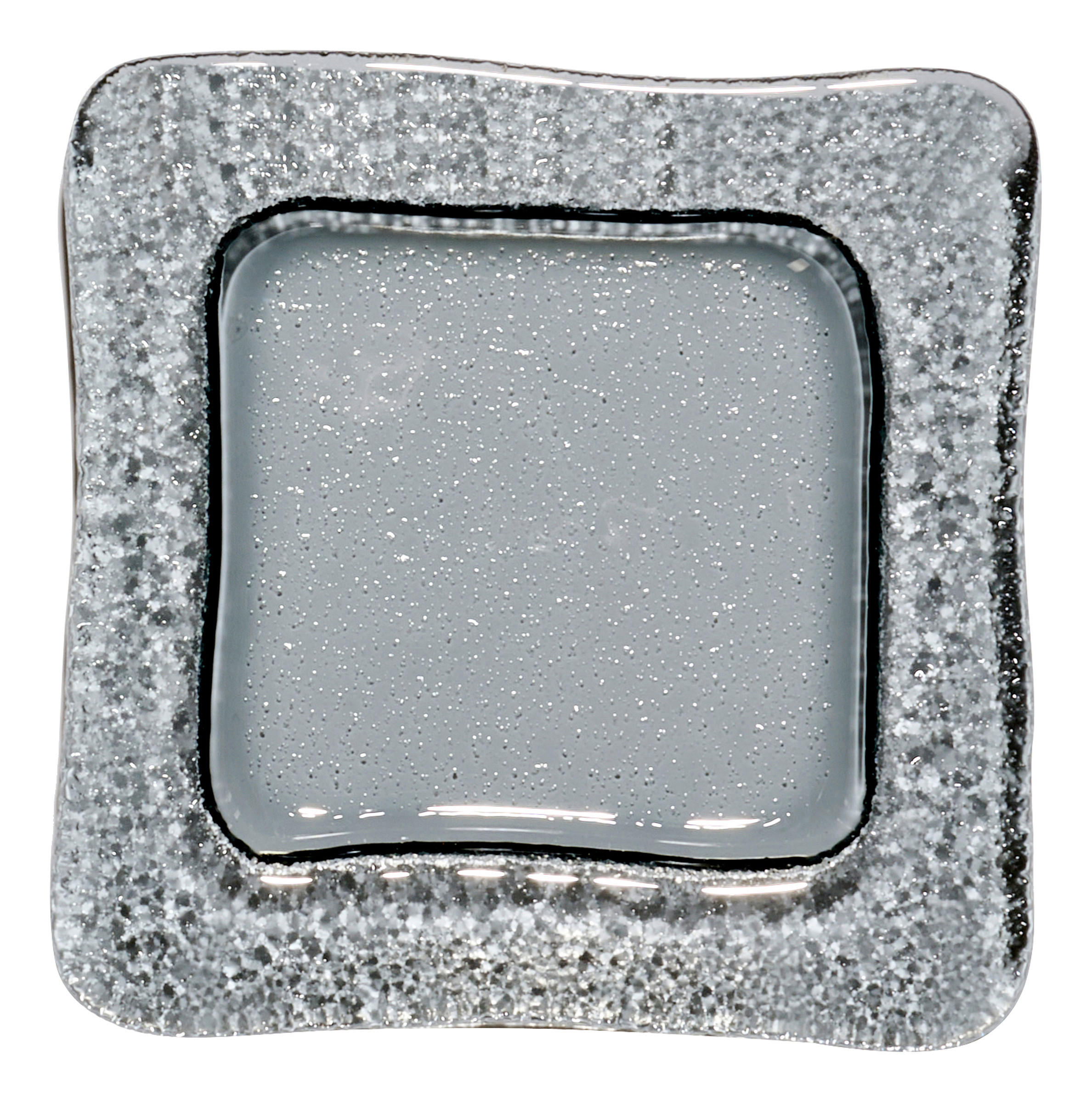 TELLER Grau  - Grau, Basics, Glas (15/15/1,5cm) - Ritzenhoff Breker