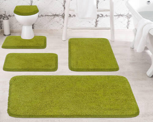 BIDET-VORLEGER Grün 50/60 cm  - Grün, Basics, Kunststoff/Textil (50/60cm) - Grund