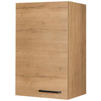 KÜCHENOBERSCHRANK 45/72/35 cm  in Eichefarben  - Eichefarben/Schwarz, MODERN, Holzwerkstoff/Metall (45/72/35cm) - Nobilia