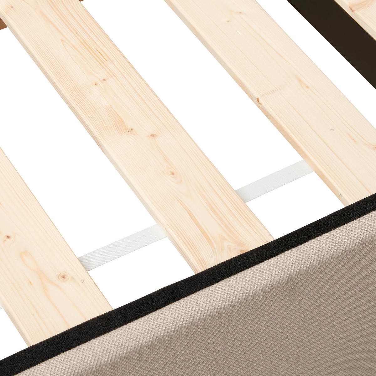BOXBETT 160/200 cm  in Sandfarben  - Sandfarben/Schwarz, Konventionell, Holz/Kunststoff (160/200cm) - P & B