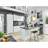 EINBAUKÜCHE   - Weiss, Design, Holzwerkstoff - Celina