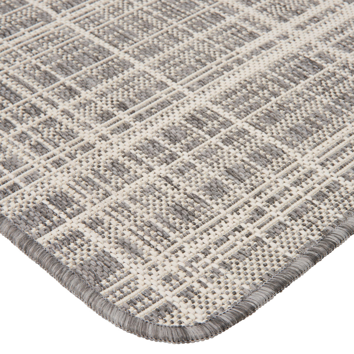 FUTÓSZŐNYEG - világosszürke, Konventionell, textil (67/200cm) - Boxxx