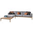 WOHNLANDSCHAFT in Textil Grau - Eichefarben/Grau, LIFESTYLE, Holz/Textil (221/295cm) - Ada Austria WOHNLANDSCHAFT in Textil Grau - Eichefarben/Grau, LIFESTYLE, Holz/Textil (221/295cm) - Ada Austria
