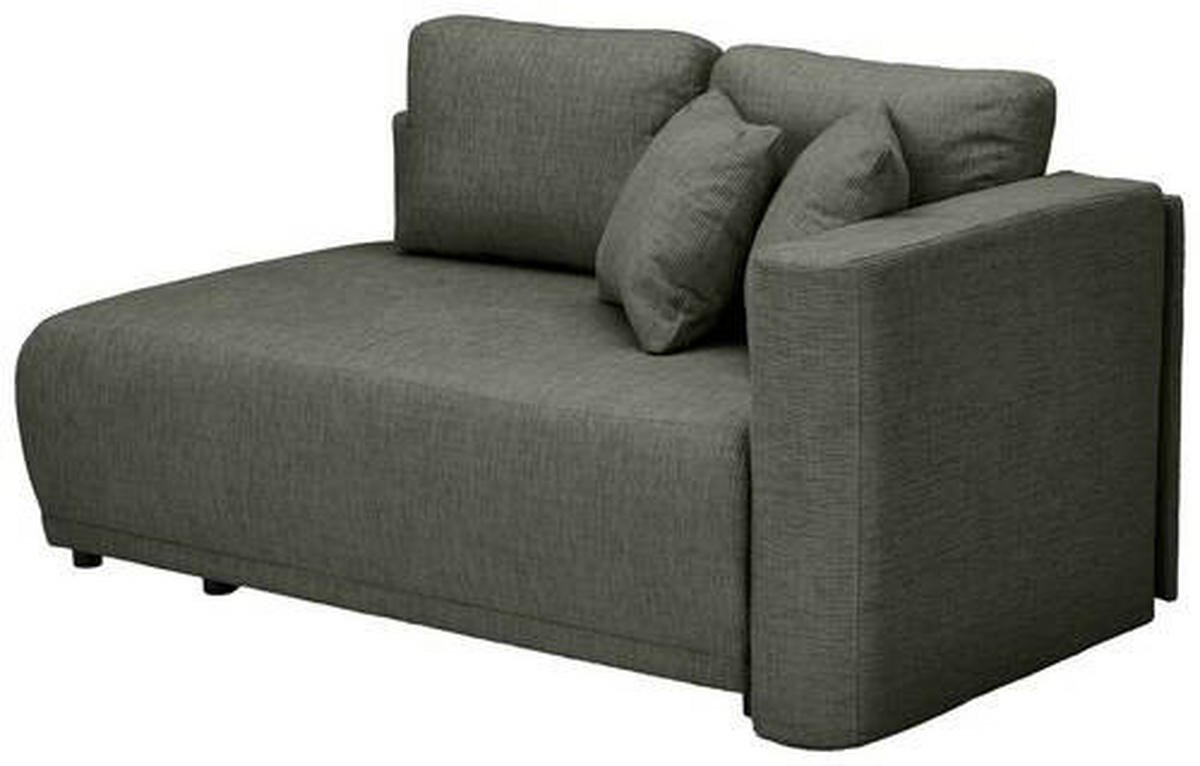 CHAISELONGUE Chenille Dunkelgrün  - Dunkelgrün/Schwarz, KONVENTIONELL, Kunststoff/Textil (171/73/93cm) - Carryhome