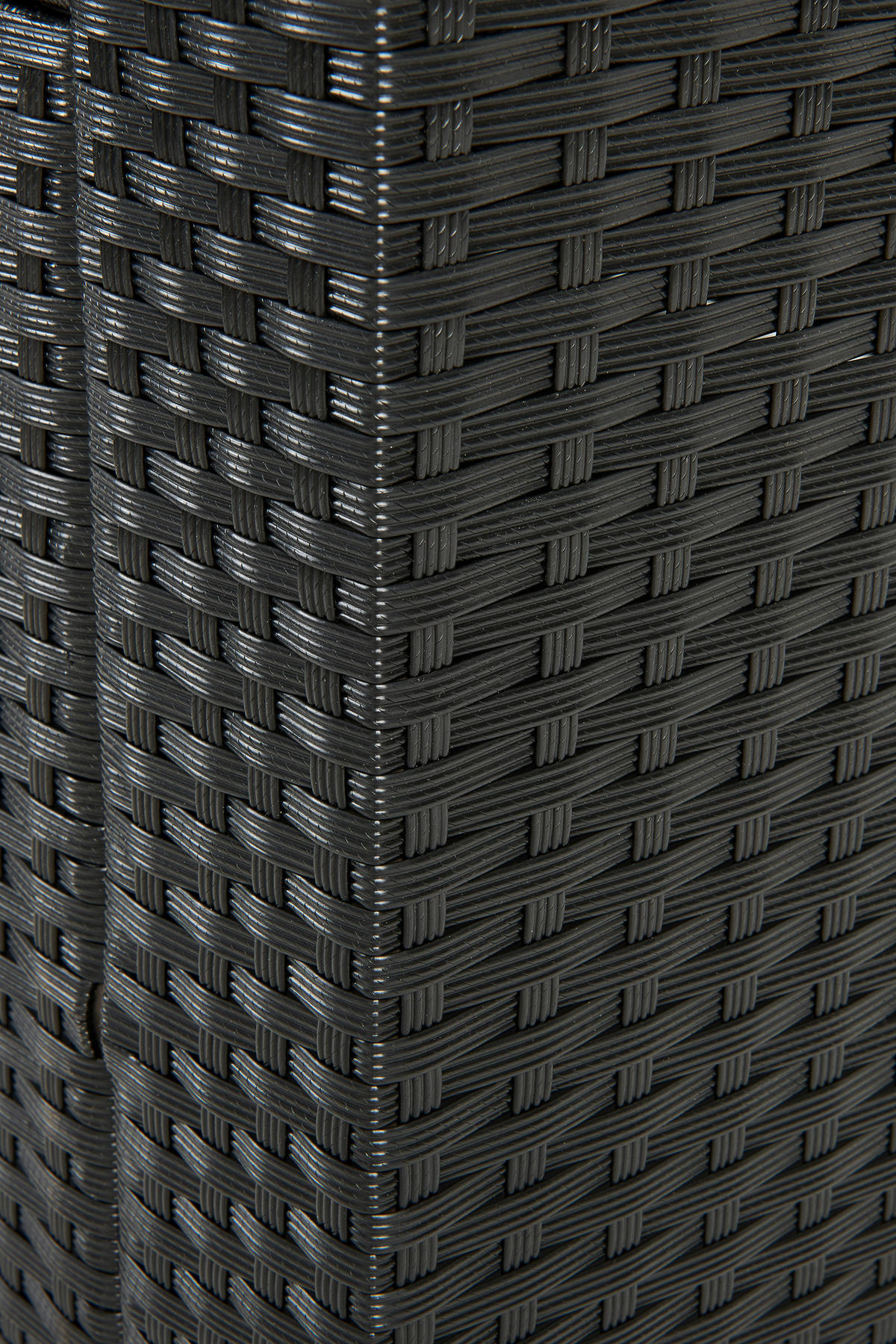 LOUNGEGARNITUR Stahl  - Dunkelgrau/Schwarz, MODERN, Glas/Kunststoff - Ambia Garden