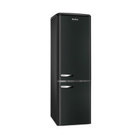 KÜHL-GEFRIER-KOMBINATION KGCR387100MS  - Schwarz, Basics, Metall (55/181/61,5cm) - Amica