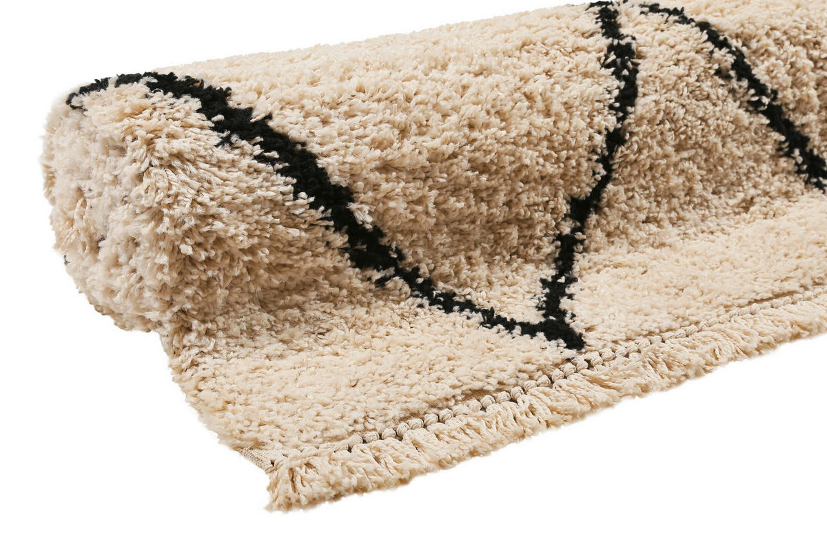HOCHFLORTEPPICH 120/170 cm Studio Two Beige  - Beige, Design, Textil (120/170cm) - Novel