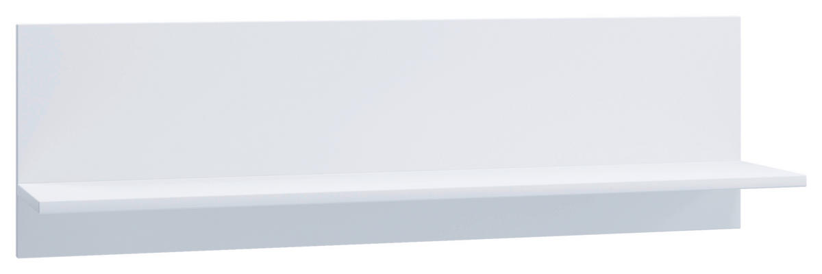 WANDREGAL  - Weiß, Design, Holzwerkstoff (102/30/20cm) - MID.YOU